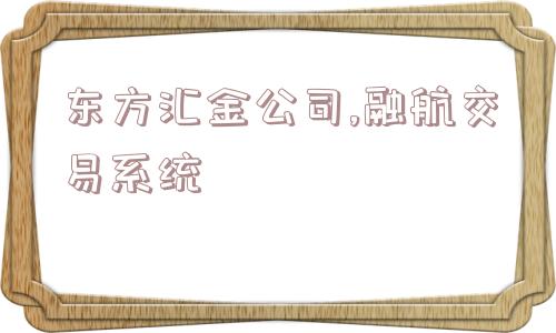 东方汇金公司,融航交易系统